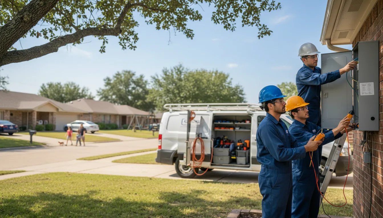 Certified electrician providing emergency electrical services in Sterling, NE